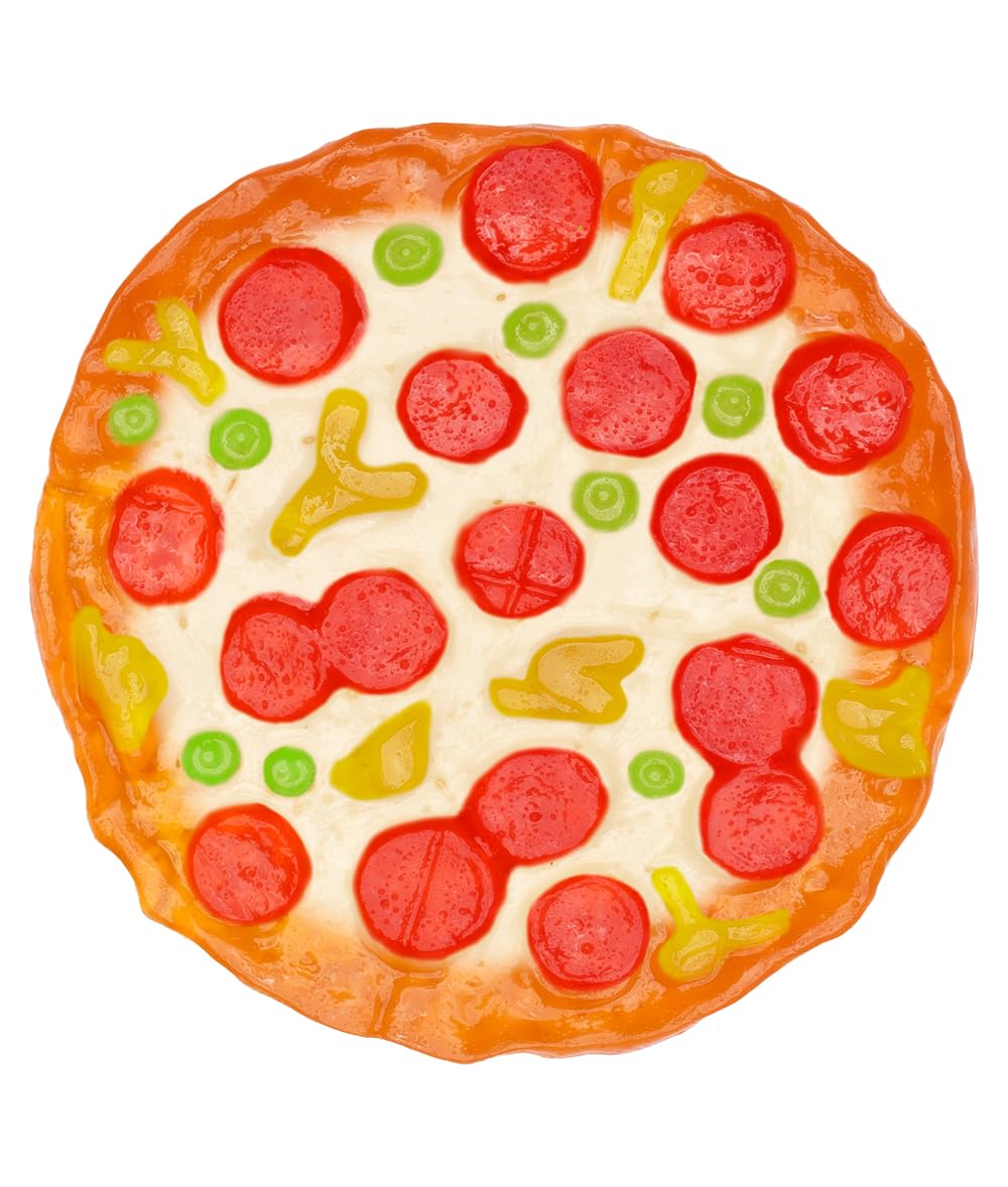 Giant Gummy Pizza - Five Fruity Flavors, Offered in Two Classic Styles for Ultimate Enjoyment, Directly from GGB Candies' Culinary Creations! (Round