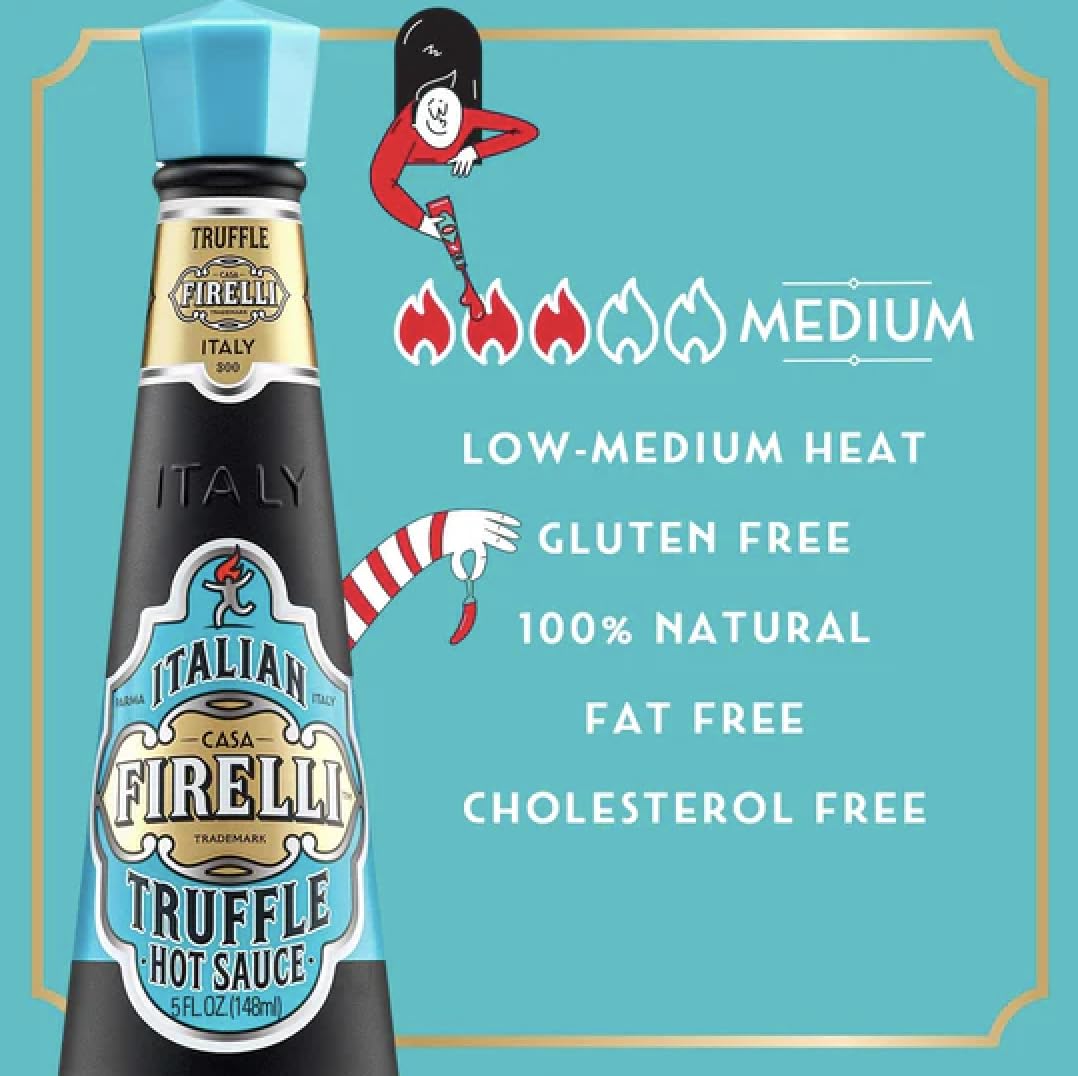 CASA FIRELLI Truffle Hot/Extra Hot Combo - 5oz Bottle (Pack of 2)