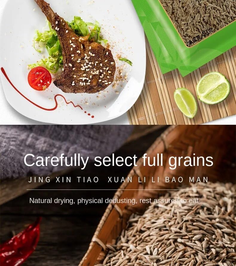 Zercumm Cumin Aroma, Cumin Bags 40G, Add Mellow Flavor to the Dishes