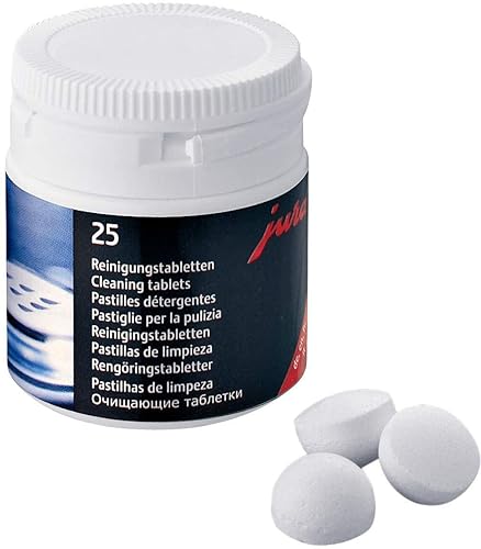 Jura 2-Phase Cleaning Tablets for Fully Automatic Coffee Machines, 75 Count