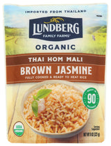 Lundb?rg Family Farms ?rganic Thai Ric? - Br?wn Jasmin? - Cas? ?f 6-8 ?z - Bulk Buy