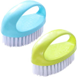 2 Pack Scrubbing Brushes for Cleaning, Heavy Duty Scrub Brush Nylon Stiff Bristles,Scrubber Cleaner Brush