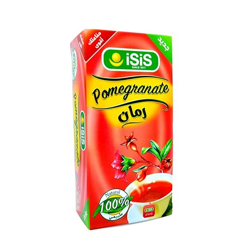 Isis Natural Drink Herbal Pomegranate Tea Bags Isis Herbals Herb Herbs No Caffeine No Artificial Flavors No Additives Coloring Non Gmo Kosher Halal