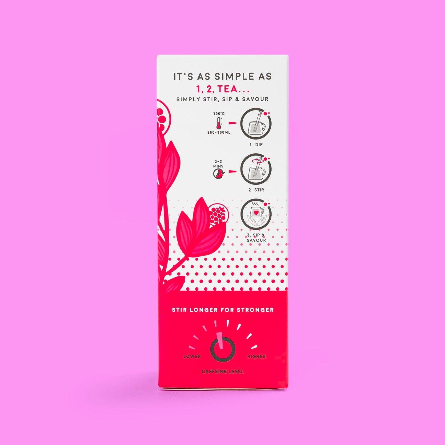 Sticksology Fruity Forest Tea Sticks - Fruity Black Tea Infuser Sticks, Mess-Free Tea Stirrers, Medium Caffeine, 15 Pack