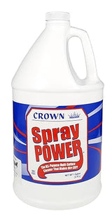 Crown Spray Power All-purpose Multi-surface Cleaner, 1 Gal | Essential To Help With Messes | Dissolves Most Soils & Stains | Spray-on & Wipe-off