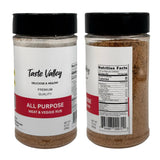 Taste Valley All Purpose Seasoning Meat & Veggie Rub, BBQ Rub for Steak, Chicken & Vegetables, All-Purpose Spice Blend for Grilling & Cooking, 9.4 oz