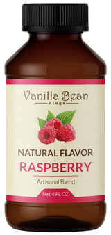 Pure Raspberry Extract for Baking and Flavoring - 4 OZ - Premium Quality Natural Flavors for Baked Goods, Desserts, & Cooking