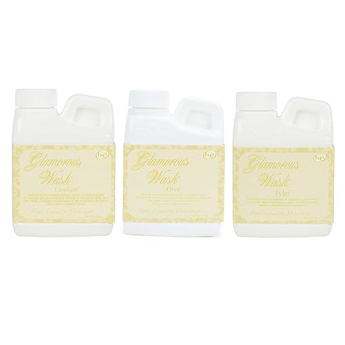 Elanze Designs Tyler Candle Glamorous and Luxurious High Efficient Wash 4 ounce Scented Fine Laundry Detergent Pack of 3; Tyler, Diva, Limelight
