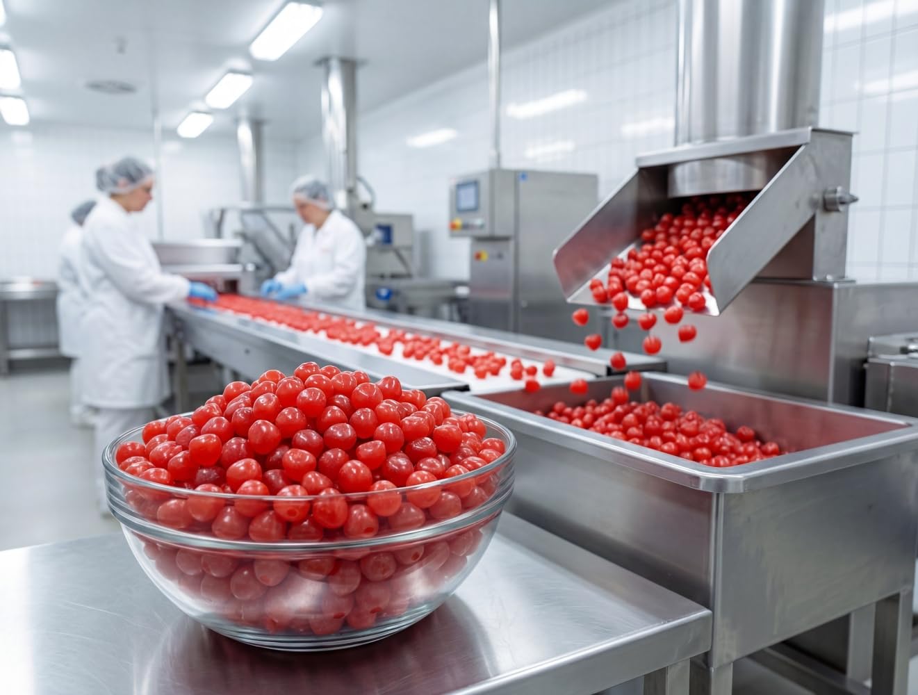 Cherry Sours Candy - 1 lb Bulk Bag of Fresh Gourmet Tart Chewy Sweet and Sour Red Treats