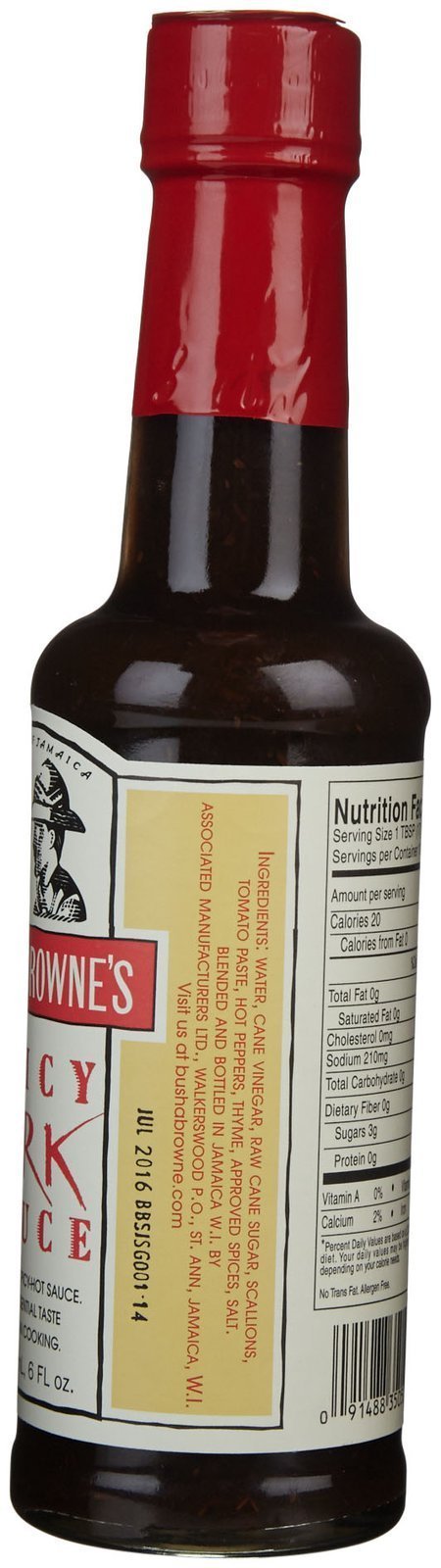 Busha Browne Spicy Jerk Sauce, 5 oz