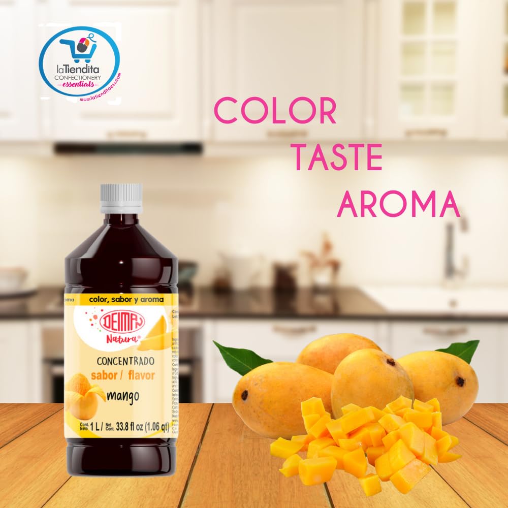 Deiman Natura Artificial Food Flavoring Mango Concentrate (33.8 fl oz)