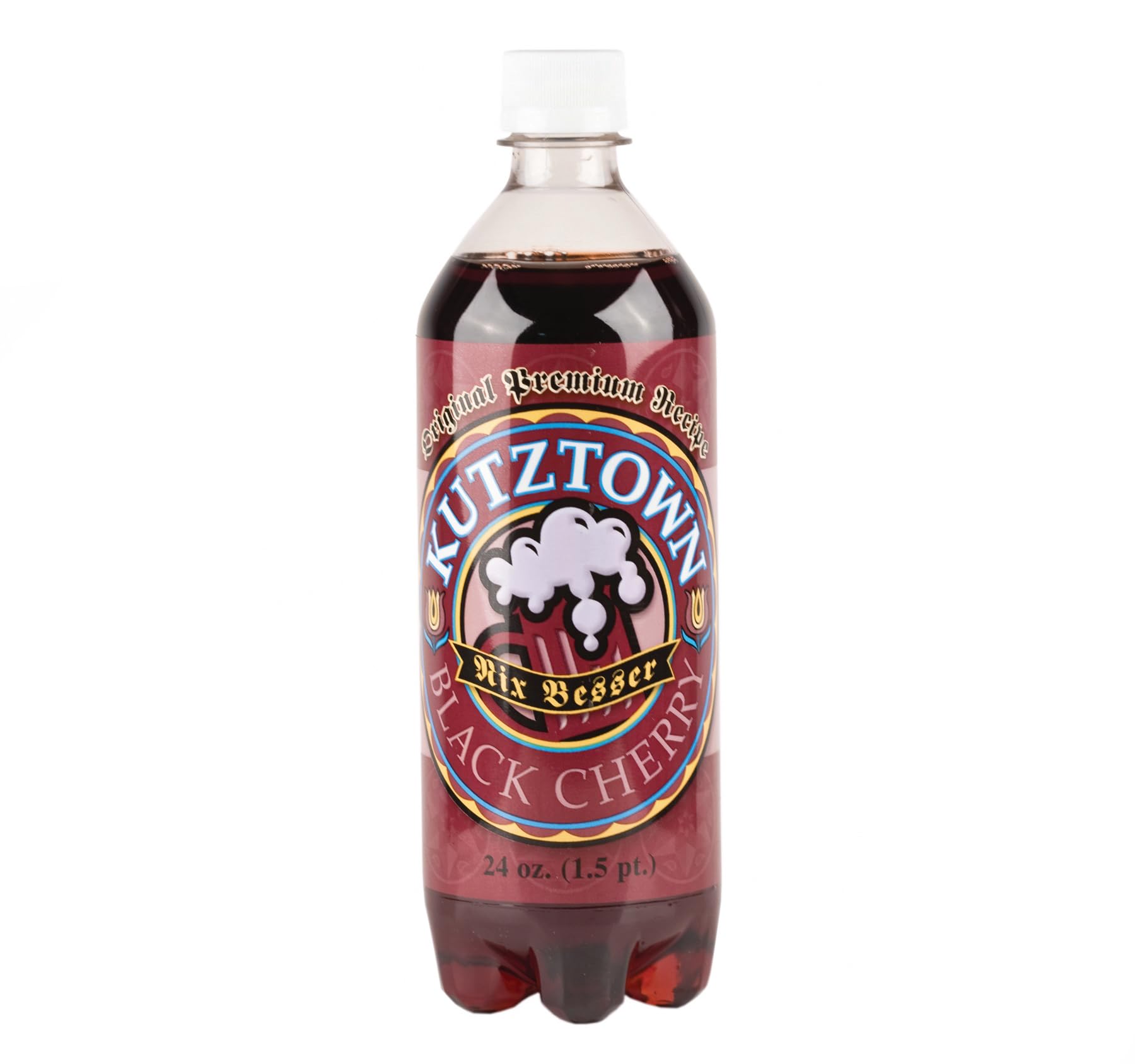 AmishTastes Soft Drinks Variety Box (Birch Beer, Black Cherry, Orange Cream, Red Cream), Kutztown "Nix Besser" PA Dutch Amish Style, 96 Oz.