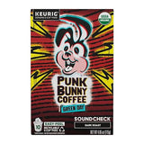 Punk Bunny Coffee Dark Roast, Organic Coffee Pods, Soundcheck, 10 count