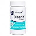Bleach Tablets for Laundry & Household Cleaning - 40 Count Fast Dissolving Bleach Tabs for Washer, Toilet, Bathroom & Kitchen - Liquid Bleach