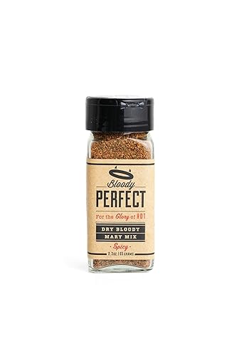 Saint Lucifer Spice Co Bloody Perfect Bloody Mary 2.3 oz Shaker, Made In The USA, Gluten Free, Sugar Free, Vegan, Vegetarian, Perfect for a drink or