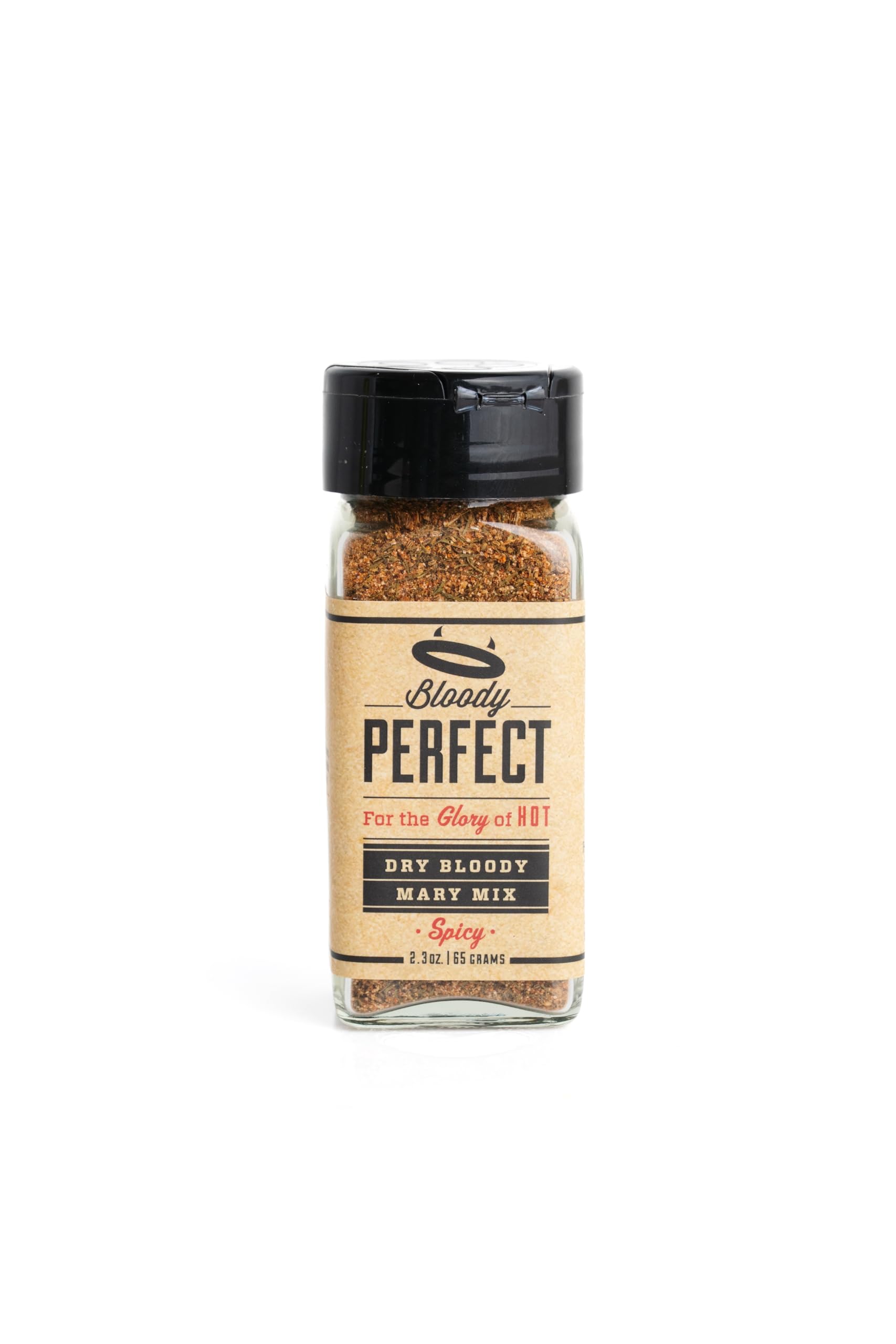 Saint Lucifer Spice Co Bloody Perfect Bloody Mary 2.3 oz Shaker, Made In The USA, Gluten Free, Sugar Free, Vegan, Vegetarian, Perfect for a drink or