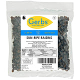 Gerbs Dried Raisins 2 lbs. | Unsulfured, No Artificial Additives, Resealable Bag | Naturally Sweet & Plump | Top 14 Allergen-Free