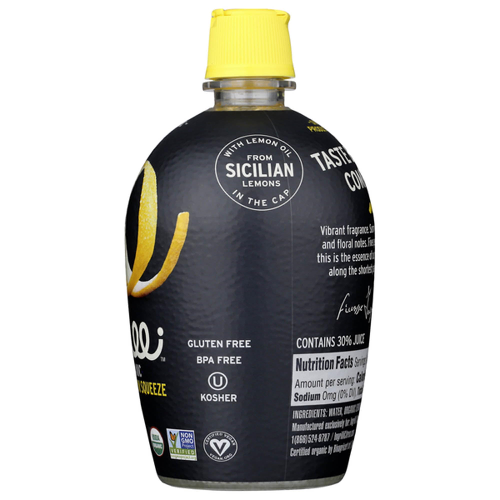 Ingrilli Organic Lemon Squeeze, 7 Fl Oz Bottle (Pack of 3)