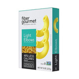 Fiber Gourmet Low Net Carb Pasta Elbow Macaroni - Keto Friendly, High Fiber, Low Calorie Italian Made Noodles - Vegan, Non-GMO, Kosher - 48% Fewer