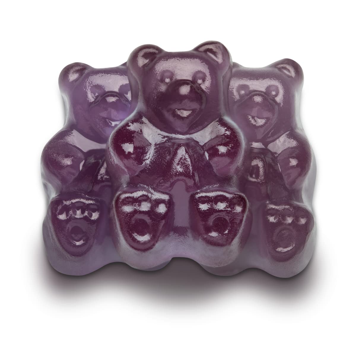 All City Candy Flavorful, Fresh & Soft 5 Pound Bulk Gummi Bear Candy Bags Individual Fruit Flavors World's Best Gummy Candy (Grape)