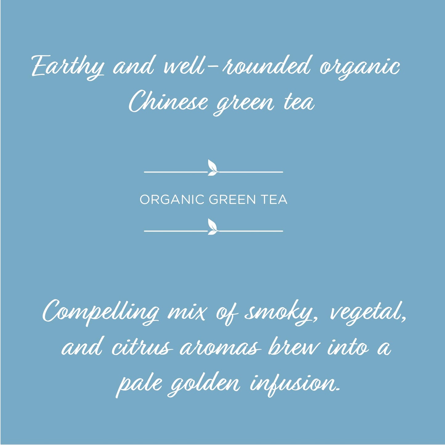 The Tea Spot Organic Clouds and Mist Green Tea | Yunwu Organic Green Tea with Smoky, Vegetal, and Citrus Aromas | 15 Tea Bags