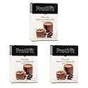 PROTIFIT - High Protein Chocolate Pudding & Shake Mix 3 Pack, 15g Protein, Low Calorie, Low Fat, Low Carb, Aspartame Free, Idea Protein Compatible