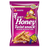 Nongshim Honey Twist Snack, Sweet Crispy Korean Snack, Acacia Honey, Twisted Crinkle Shape, Crunchy Kids Snacks, Big Size Resealable Bag, 10.05 oz (1