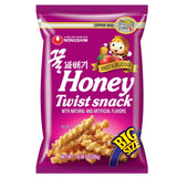 Nongshim Honey Twist Snack, Sweet Crispy Korean Snack, Acacia Honey, Twisted Crinkle Shape, Crunchy Kids Snacks, Big Size Resealable Bag, 10.05 oz (1