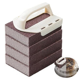 Magic Emery Cleaning Sponge Rust Remover, 2026 New Cleaning Sponge for Stubborn Stains, Emery Sponges Brush Eraser Scrub Pad (Set A)