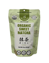 Organic Sweet Matcha Green Tea Powder - Cafe Style Blend by Cherie Sweet Heart - 16oz, Vegan & Gluten-Free, Rich in Antioxidants, Perfect for Lattes