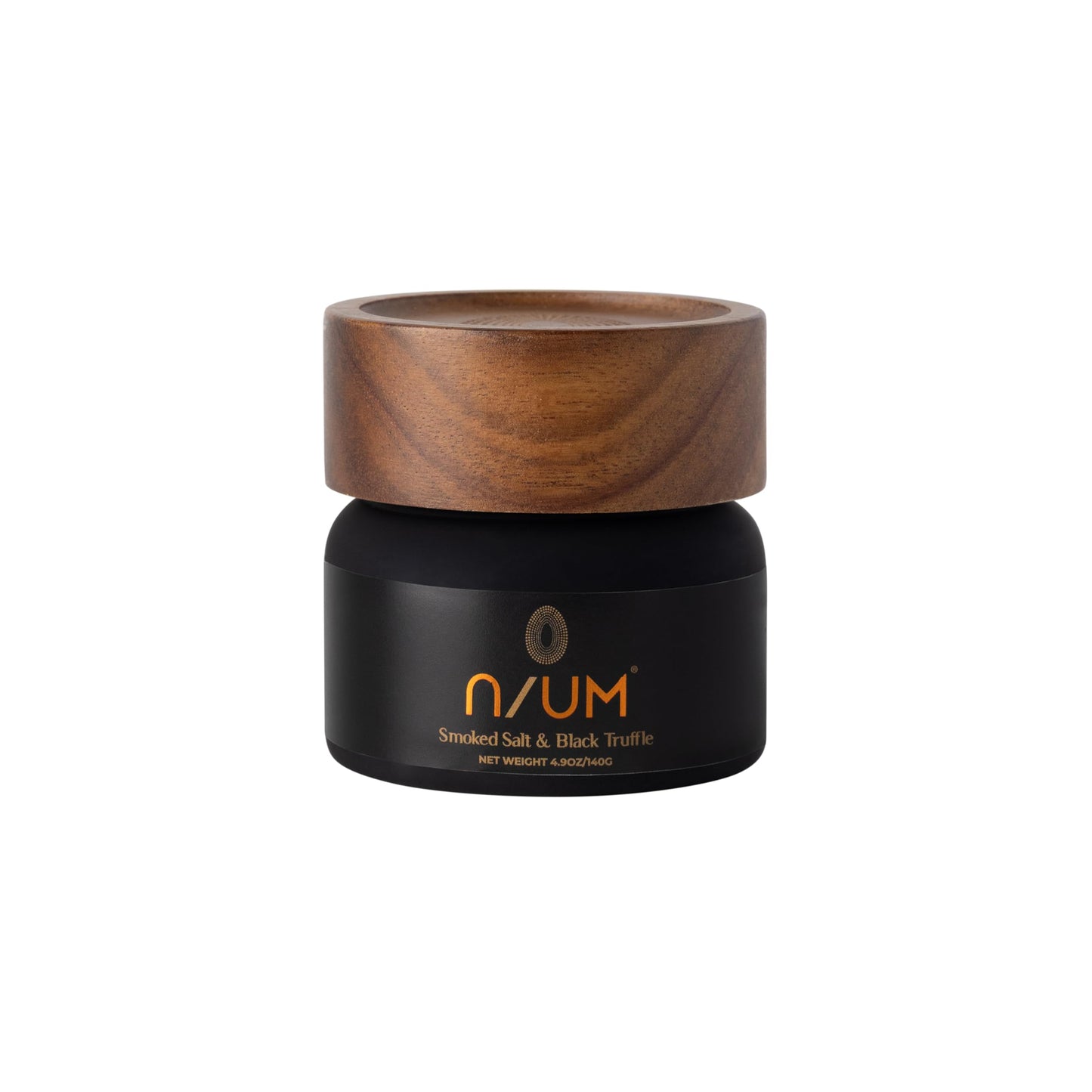 N/UM - Smoked Salt & Black Truffle - Handcrafted with African Beechwood Smoked Kalahari Salt and Real Black Truffle. Perfect for Steaks, Pasta, Eggs