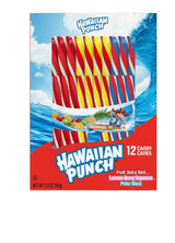 Spangler Hawaiian Punch 12ct Candy Canes, 5.3oz Box Lemon Berry Squeeze, Fruit Juicy Red and Polar Blast Flavored Candy Cane (1)