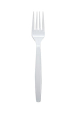Karat U2020W 7" PS Extra-Heavy Weight Disposable Fork, White (Pack of 1000)