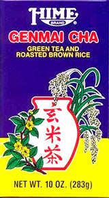 J-BASKET Genmai Cha Green Tea and Roasted Brown Rice, 10-Ounce Boxes (Pack of 4)