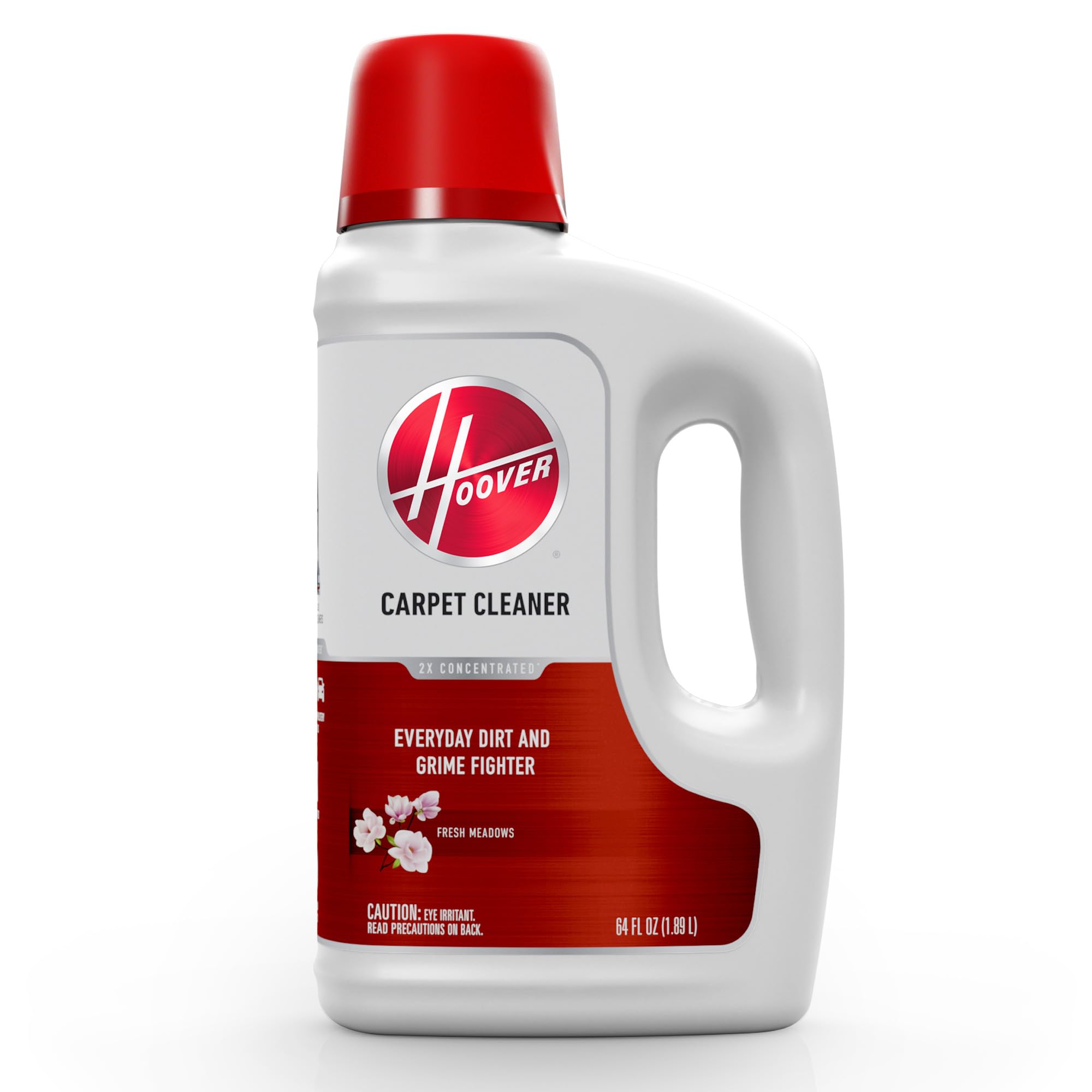 Hoover Renewal Carpet Cleaner Solution, 64 oz., Fresh Meadows Scent, Everyday Carpet Shampoo Solution, Removes Dirt and Grime from Carpet