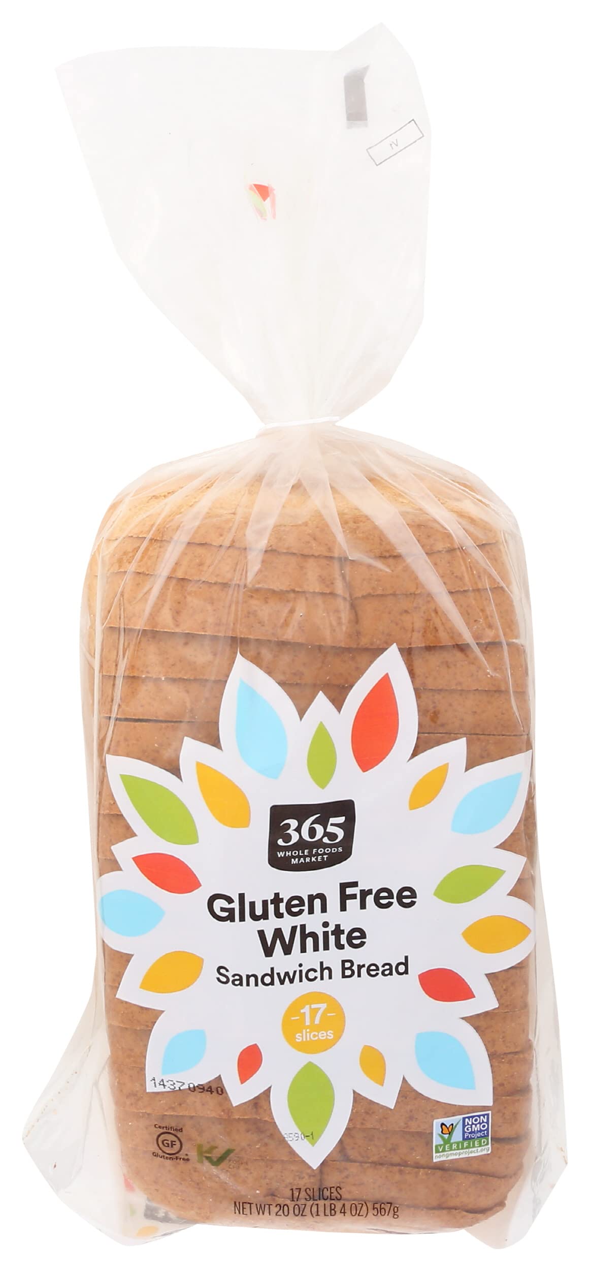 365 by WFM, Gluten Free White Bread, 20 oz, Ambient
