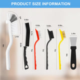 Dfacio 11Pcs Crevice Cleaning Brush Set, Hard Bristle Cleaning Supplies for Kitchen, Bathroom, Corner, Grout, Sink