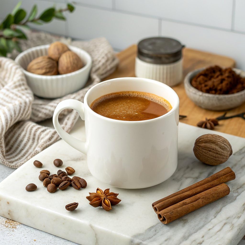 Cuppa Medium Roast Mushroom Coffee with Adaptogens & Superfoods - Lion’s Mane, Ashwagandha & Cordyceps. Adaptogens + MCT to support natural energy