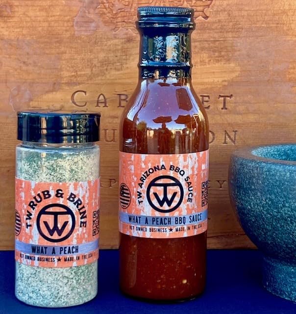 TW "What a Peach" 2 Pack Rub and BBQ Sauce