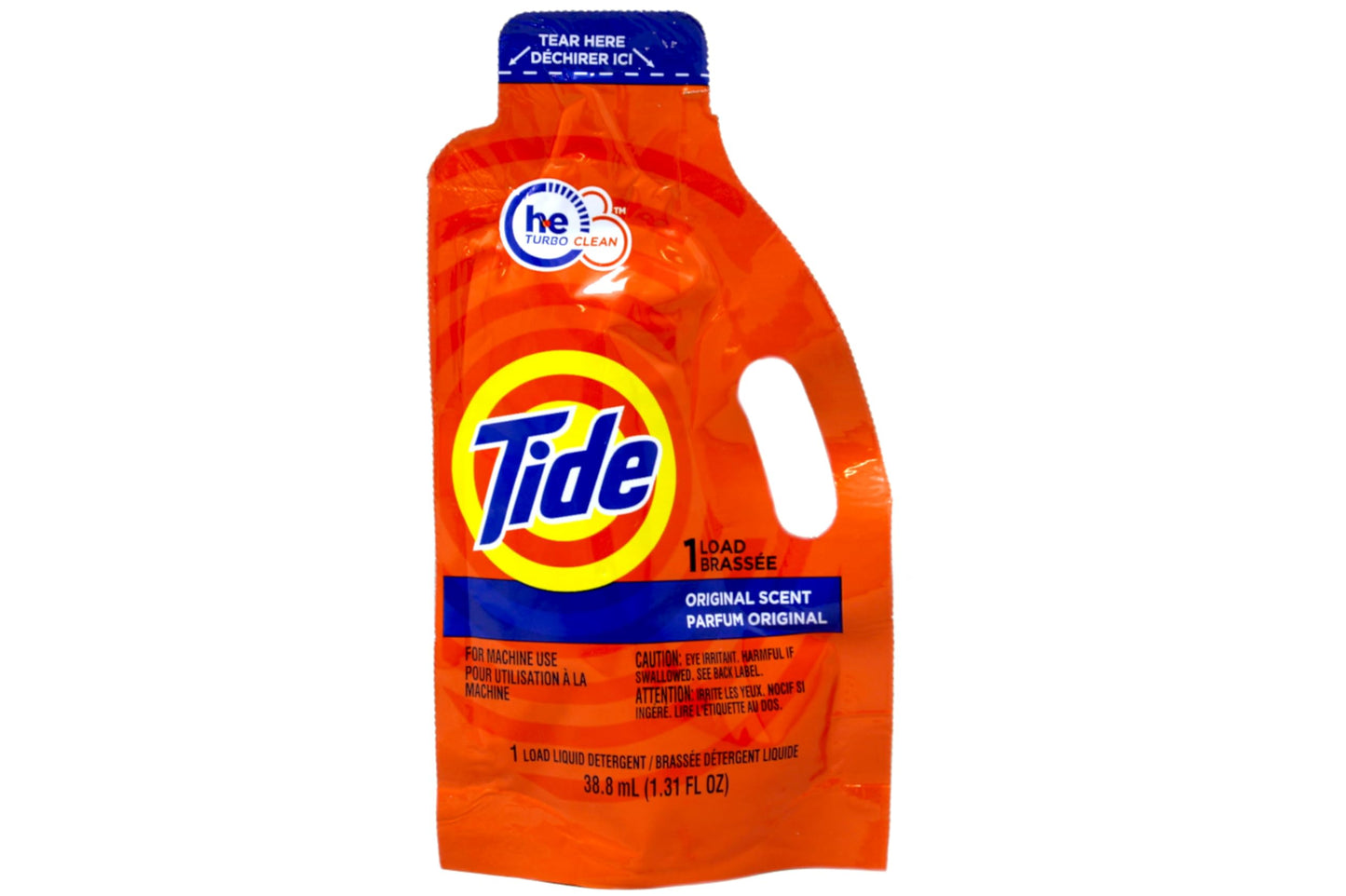Tide Single Machine Load Original Scent Detergent Liquid - 24 per case.