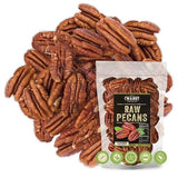 Premium Raw Pecan Halves 16oz (1 lb) | American-Grown, Non-GMO | Batch Tested Gluten & Peanut Free | No PPO or Preservatives | Rich Flavor