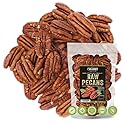 Premium Raw Pecan Halves 16oz (1 lb) | American-Grown, Non-GMO | Batch Tested Gluten & Peanut Free | No PPO or Preservatives | Rich Flavor