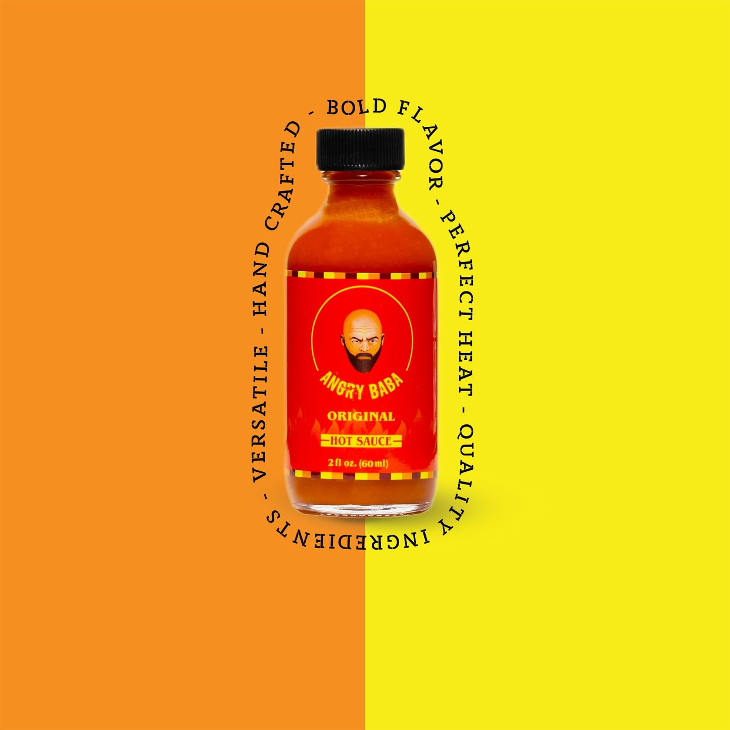 Hot Sauce by Angry Baba | Sweet and Spicy | Best Wing Sauce | Flavorful | Versatile | Small Batch Hand-Crafted | Carolina Reaper & Habanero |
