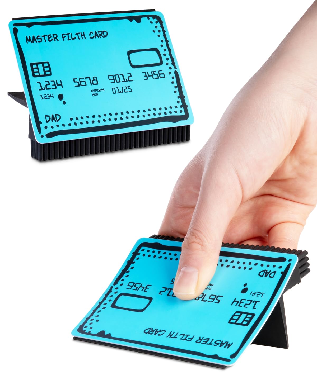 Everyday Objects Swipe ’N Wipe - Credit Card Sink Squeegee (Blue)