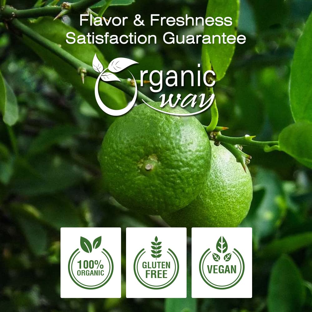 Organic Way Lemon Peel Powder (Citrus Limon) - Organic & Kosher Certified | Raw, Vegan, Non GMO & Gluten Free | USDA Certified | Origin - India (8