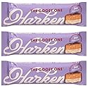 Harken Sweets Dates Salted Caramel Nougat - 1.41 oz Bar (Pack of 3) - Caramel Candy with Vegan Chocolate - Dairy Salted Snack