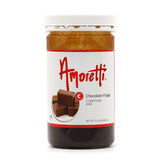 Amoretti - Chocolate Fudge Compound 8 oz - Natural Flavors, Shelf Stable Even After Opening, Certified Kosher, TTB Approved, Perfect for Baking