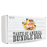 Spice Madness - 4-PC TASTE OF AMERICA BUNDLE - Premium BBQ Spice Rubs - Authentic American Flavors - St. Louis, Memphis, Kentucky Bourbon, Kansas City