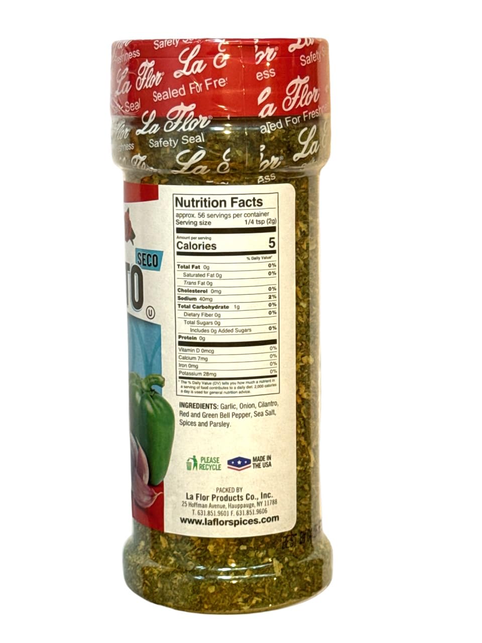 La Flor, Sofrito Seco | Cooking Base | Dried Spices | Adds great Flavor to All Foods! | 4-Oz