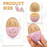 Personalized 2026 Easter Egg with Free Text, Custom Engraved Wooden Fillable Egg for Kids, Unique Easter Basket Decoration Gifts